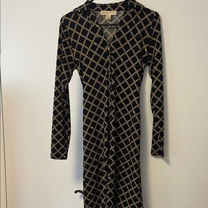 NWOT Michael Kors Link Tie Shirt Dress